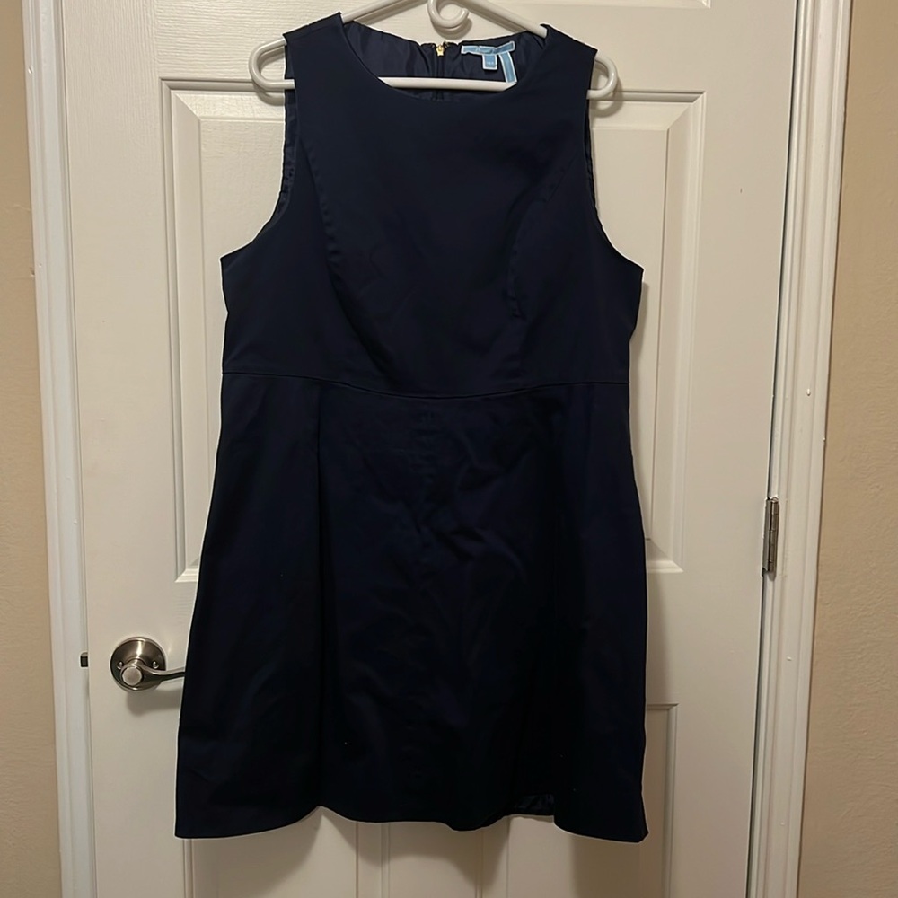 Draper James Navy sleeveless dress, size 18X